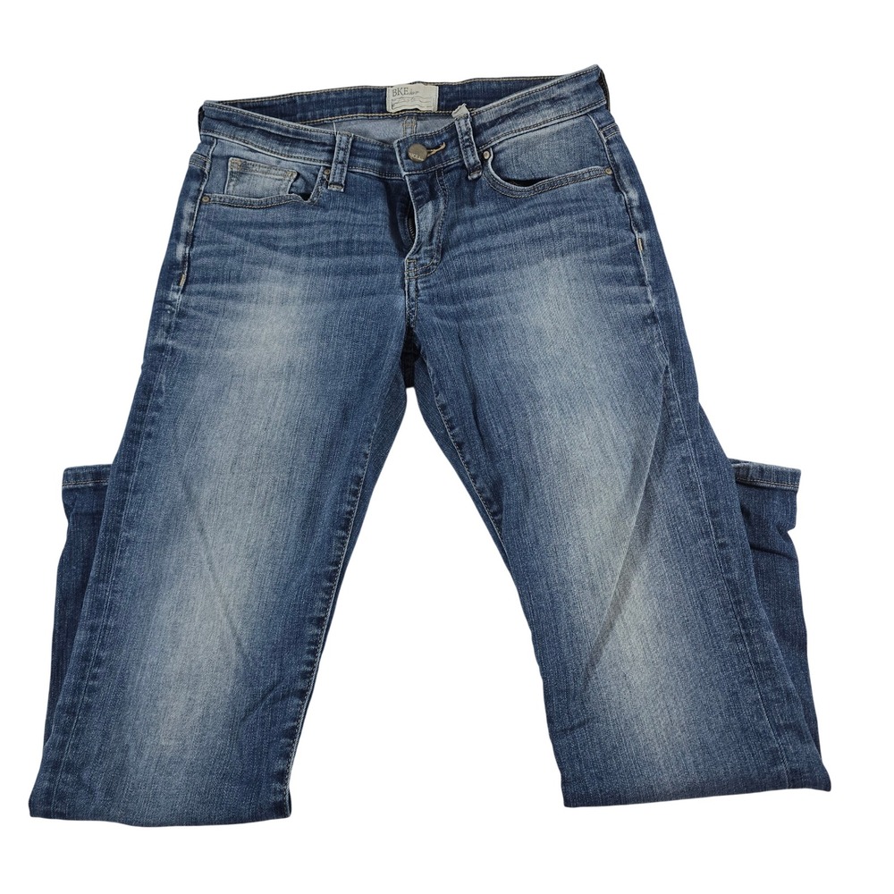 BKE‎ Payton Slim Straight Jeans Women 28 Medium Wash Stretch ABK1429 Denim